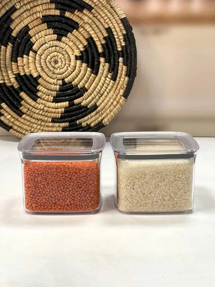 Vip Ahmet Sude Kare Saklama Kabı, L 2X1000 Ml