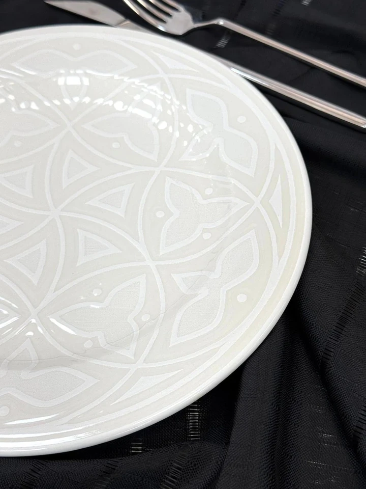 KOSAVA Porselen Servis Tabağı 26 Cm