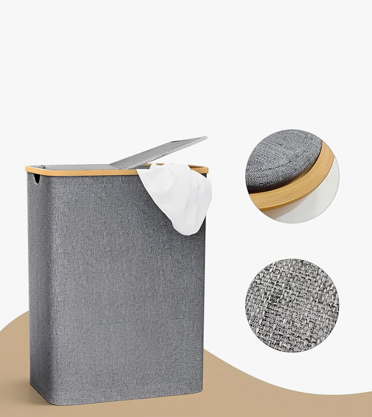 AROW 2 Bölmeli Katlanabilir Çamaşır Sepeti