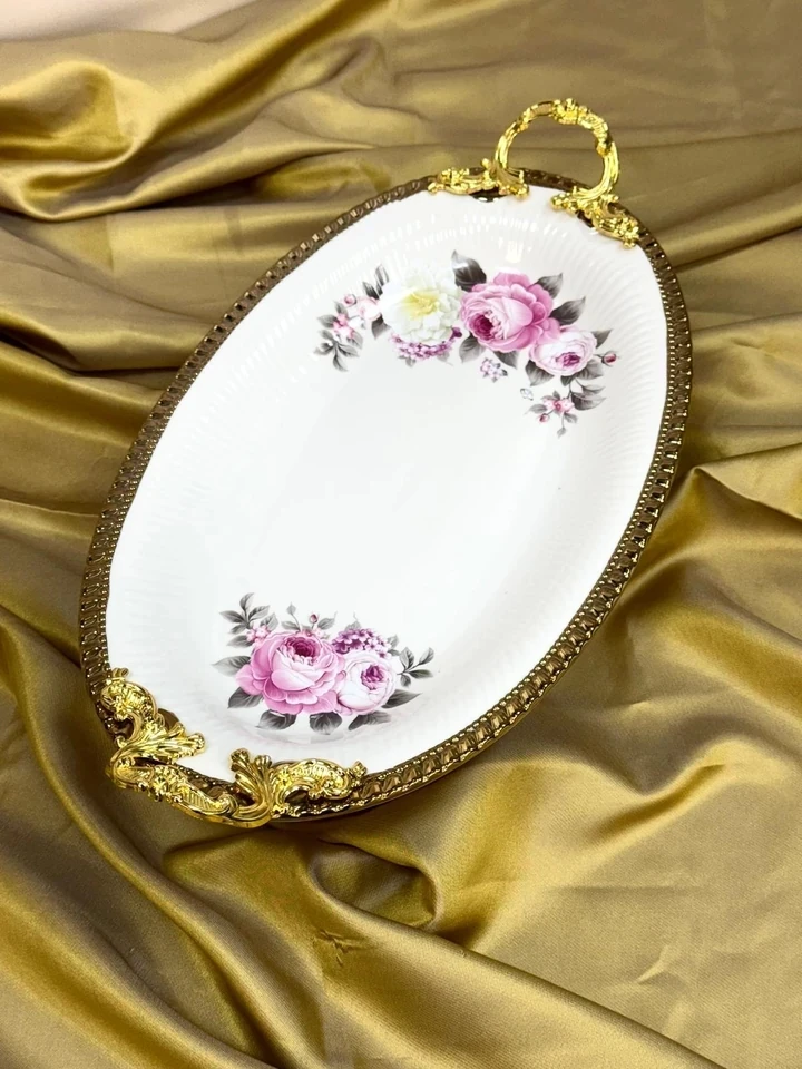 ŞAHANE HOME Ayaklı Dekoratif Sunumluk 39/23 CM