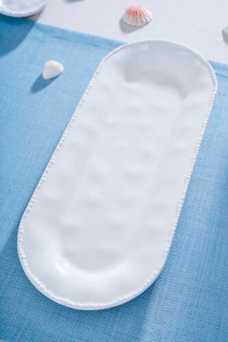 Mılano Porselen Oval Servis Tabağı 40 cm
