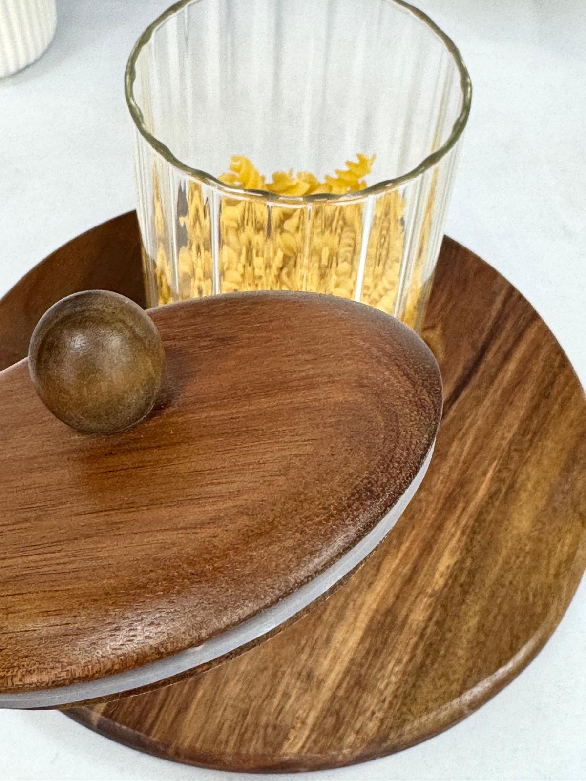 AKASYA KAPAKLI LINE CAM KAVANOZ 1550 ML