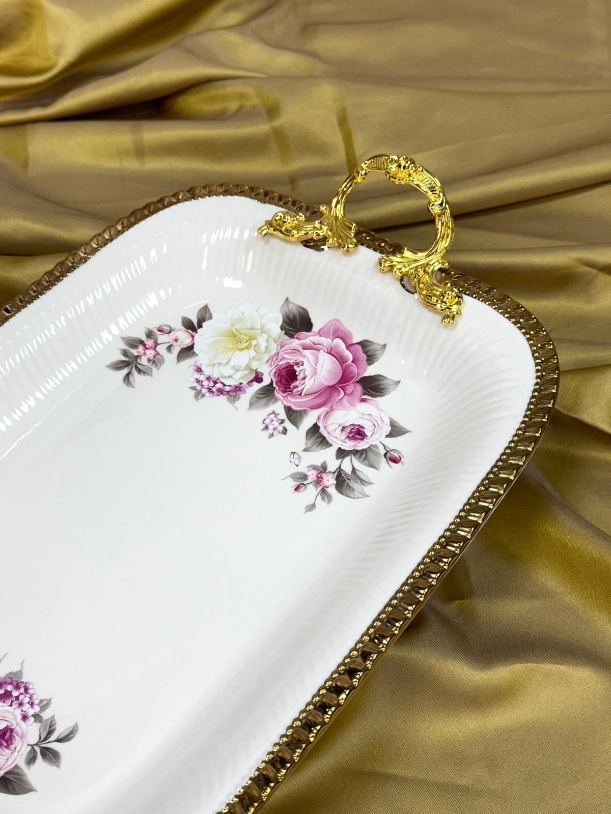 ŞAHANE HOME Ayaklı Dekoratif Sunumluk 25/36 CM