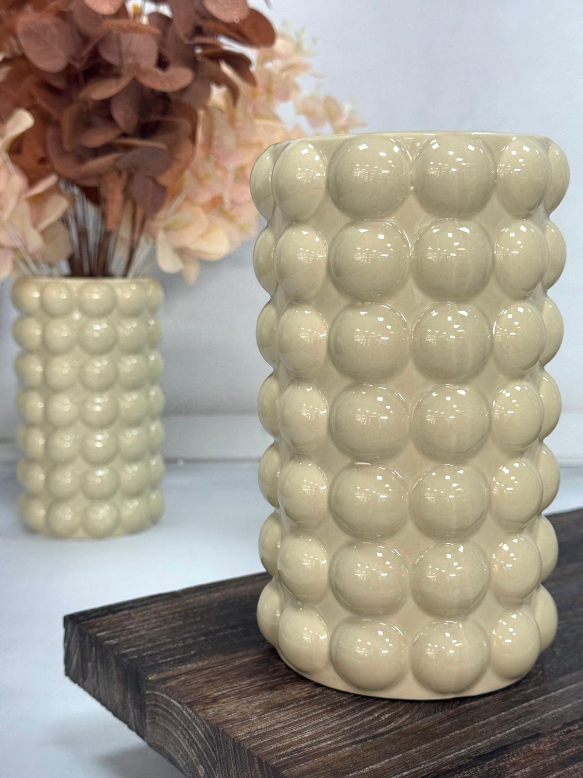 MIEN BUBBLE SERAMİK VAZO 21 CM