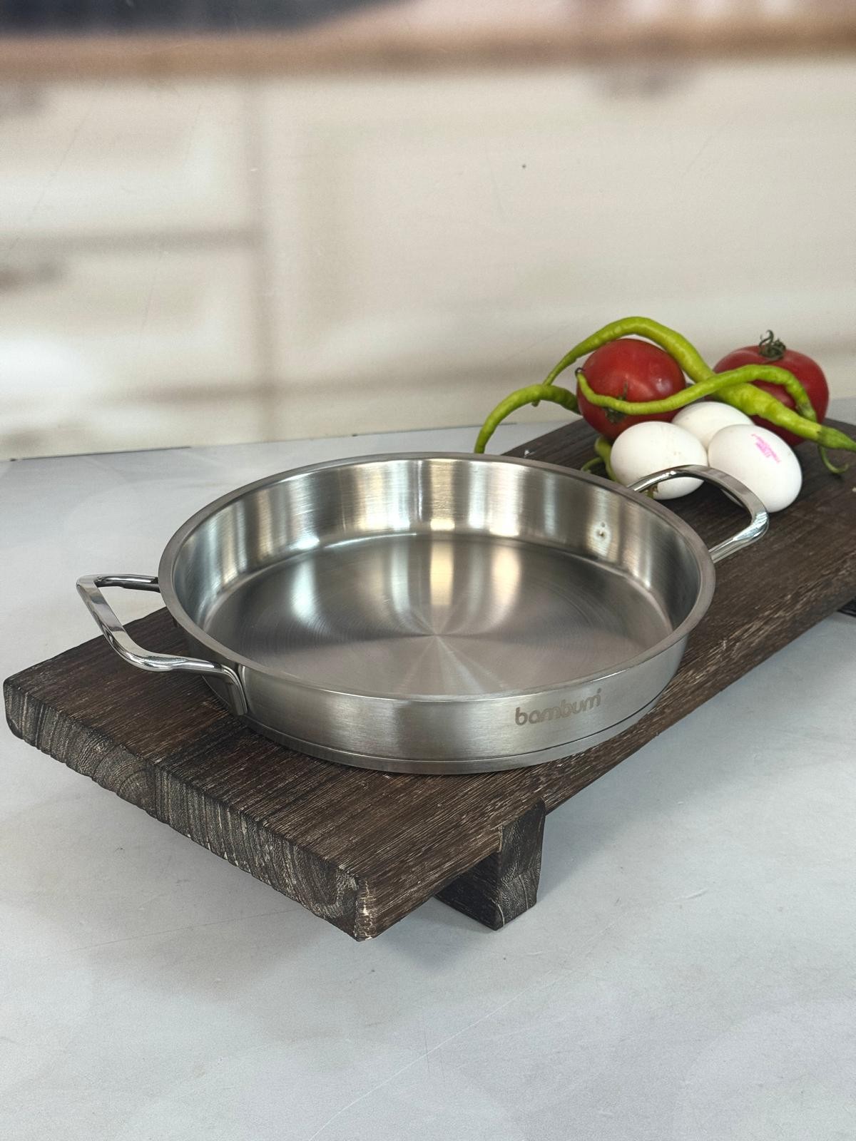 Paslanmaz Çelik Sahan 24 cm