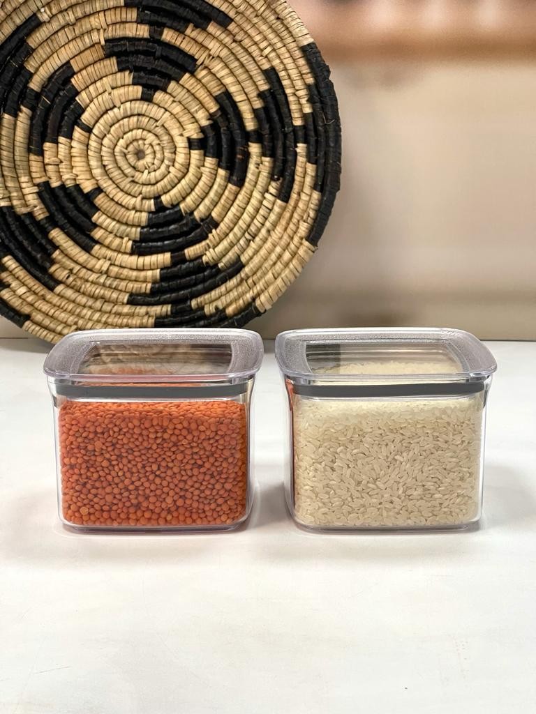 Vip Ahmet Sude Kare Saklama Kabı, L 2X1000 Ml