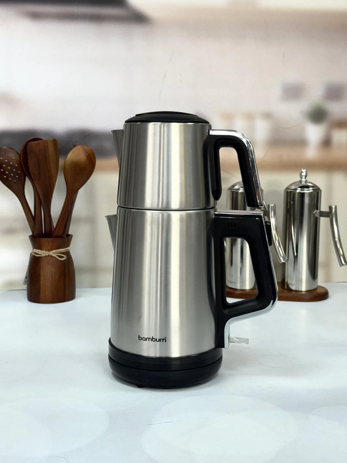 Force Elektrikli Çelik Çay Makinesi-İnox