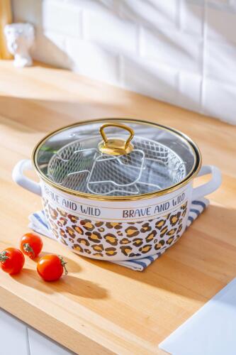 Emaye Kızartma Tenceresi 22 cm