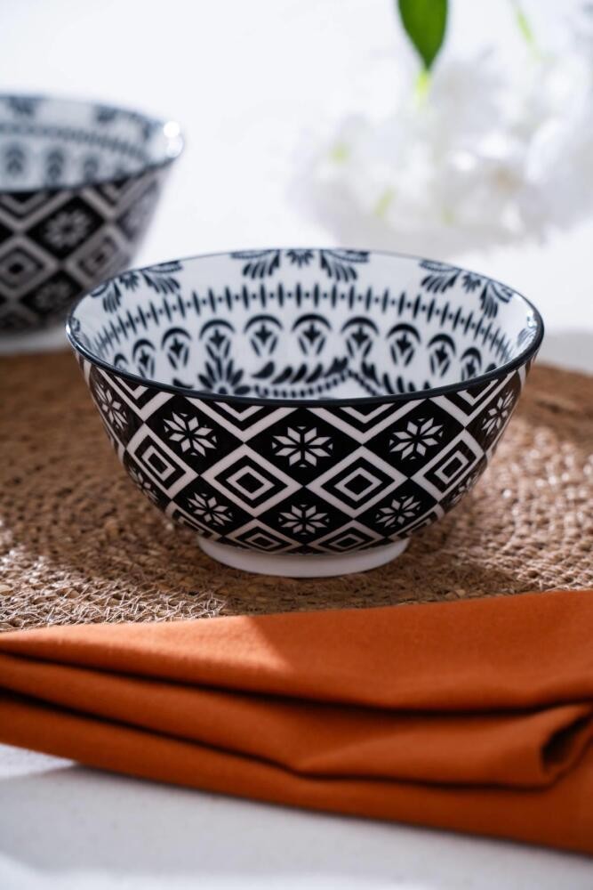 ACAR DESENLİ PORSELEN KASE 14 CM