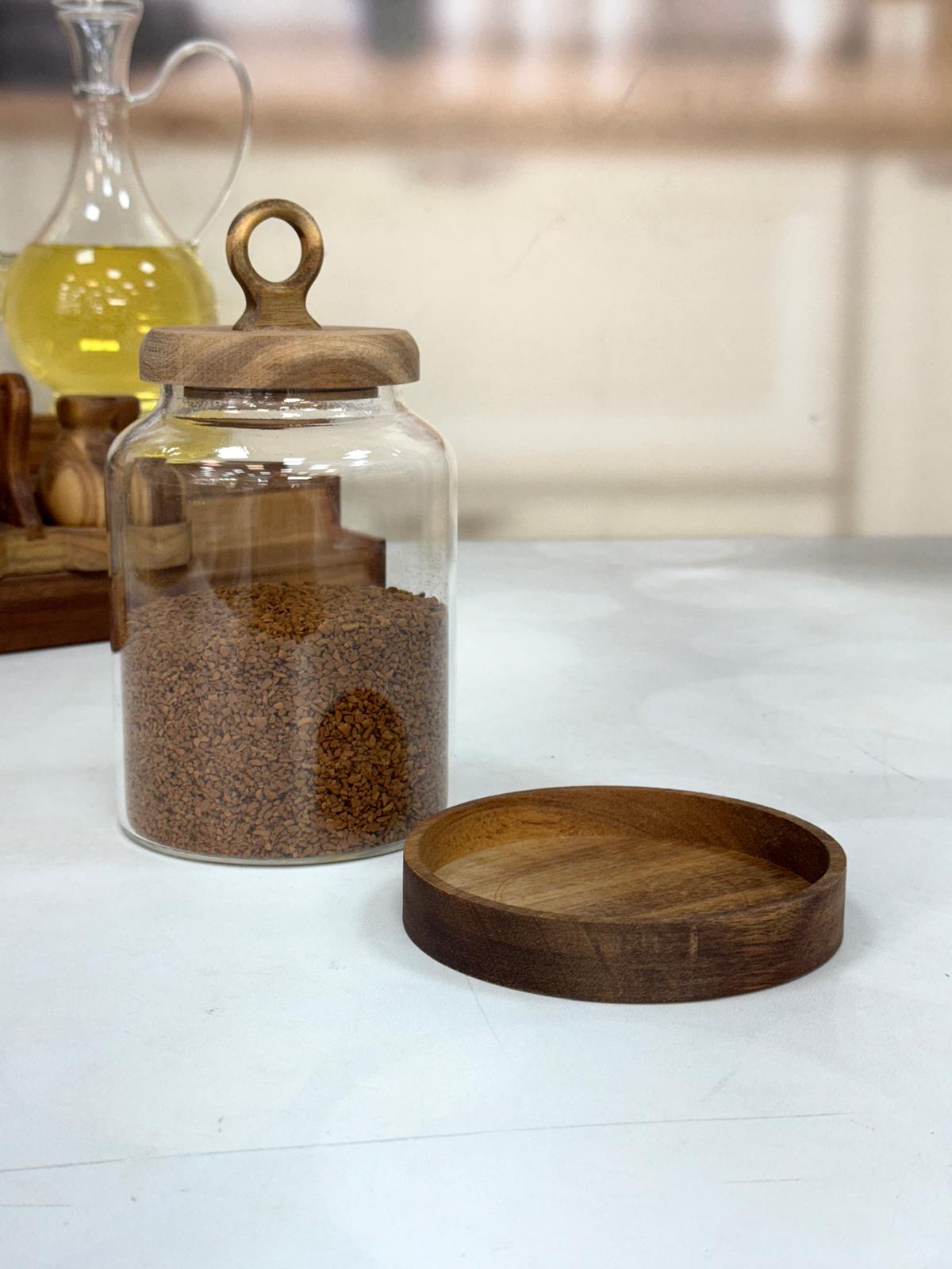 Borosilikat 1100 Ml Cam Kavanoz