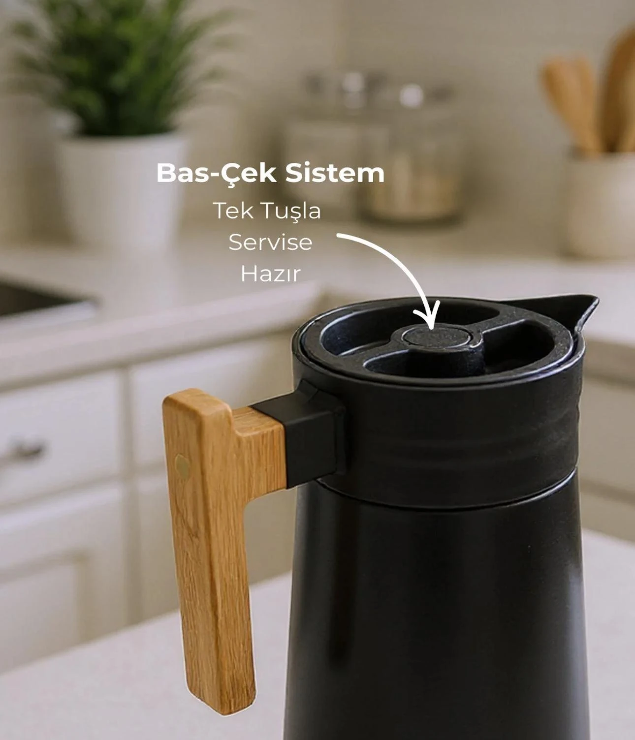 NORTH 2 LİTRE ÇELİK TERMOS-SİYAH