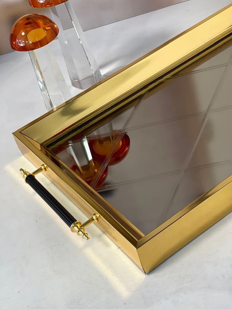 Şahane Home Gold Aynalı Tepsi