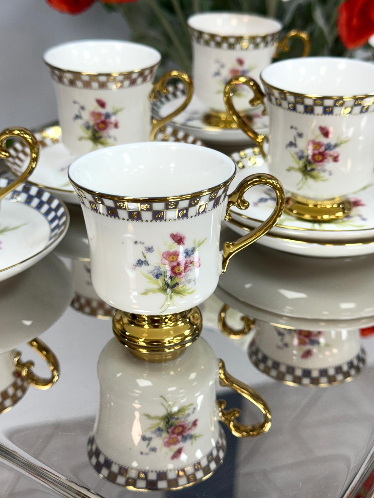 6 Kişilik Porselen Fincan Takımı 100 cc