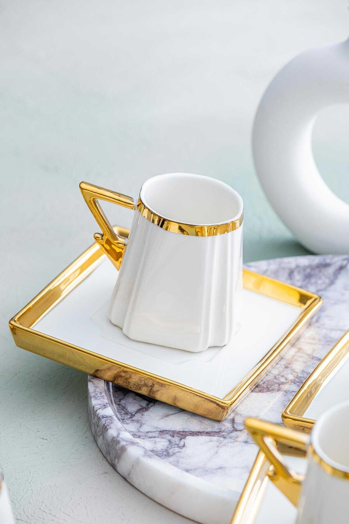 ACAR Dallas 6 Lı Kahve Fincan Takımı