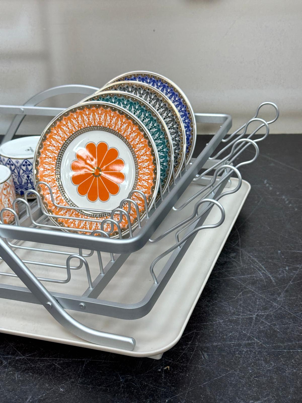 Alüminyum Bulaşık Sepeti Krem