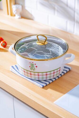 Emaye Kızartma Tenceresi 22 cm