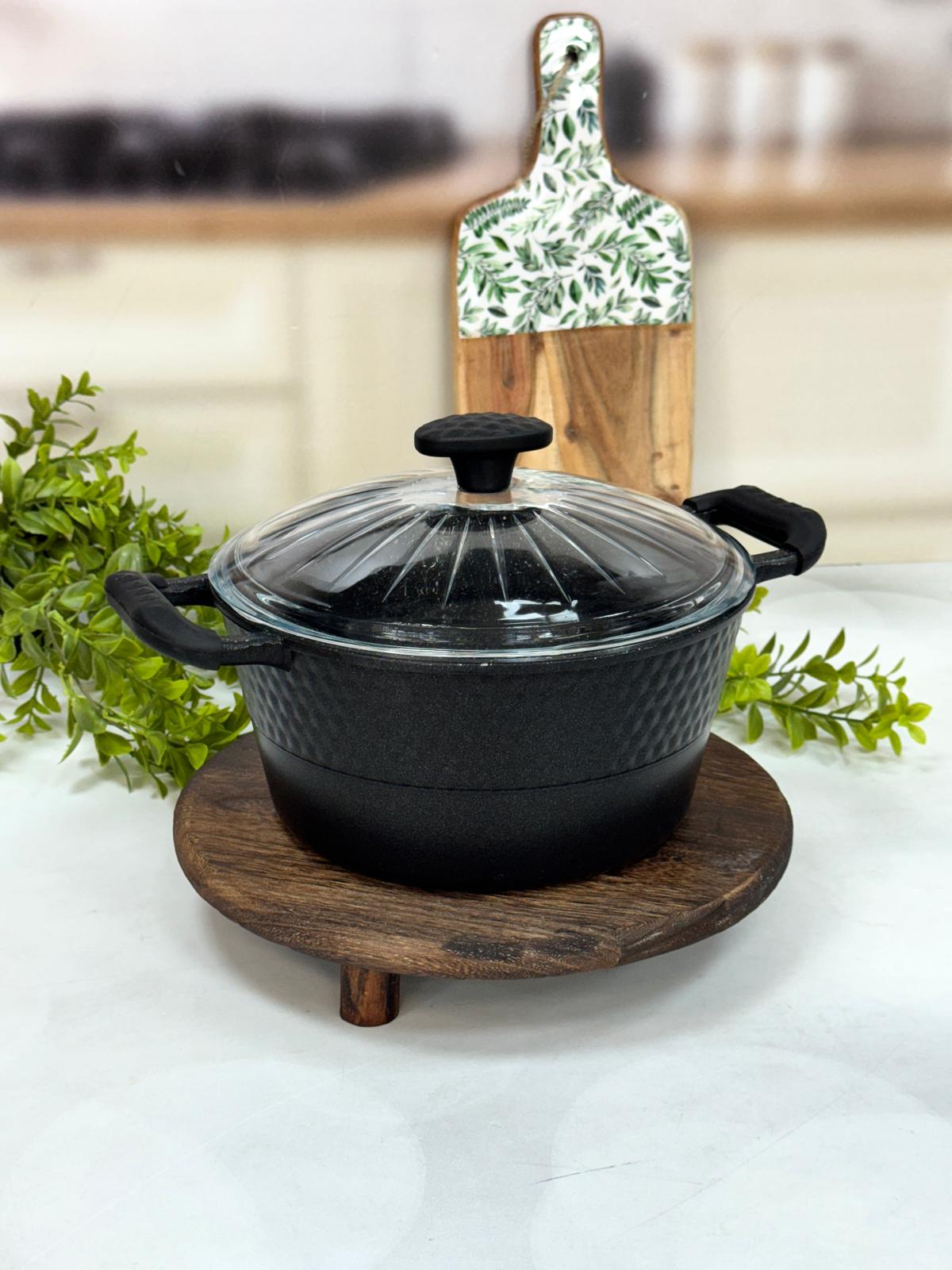 Dıamente Granit Döküm Derin Model Tencere 20 cm