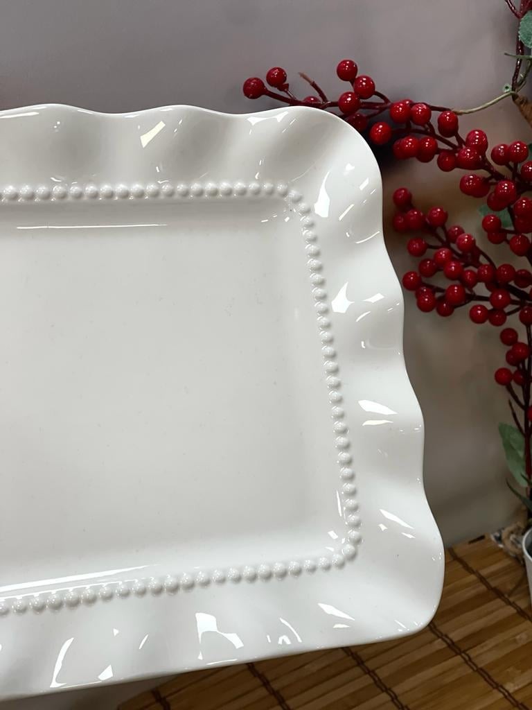 Tekbir Porselen Sunum Tabağı