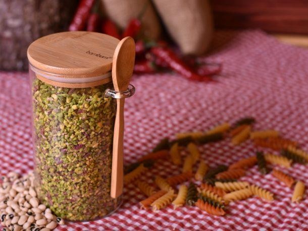 BAMBUM LOLLA CAM SAKLAMA KABI KAŞIKLI 300 ML