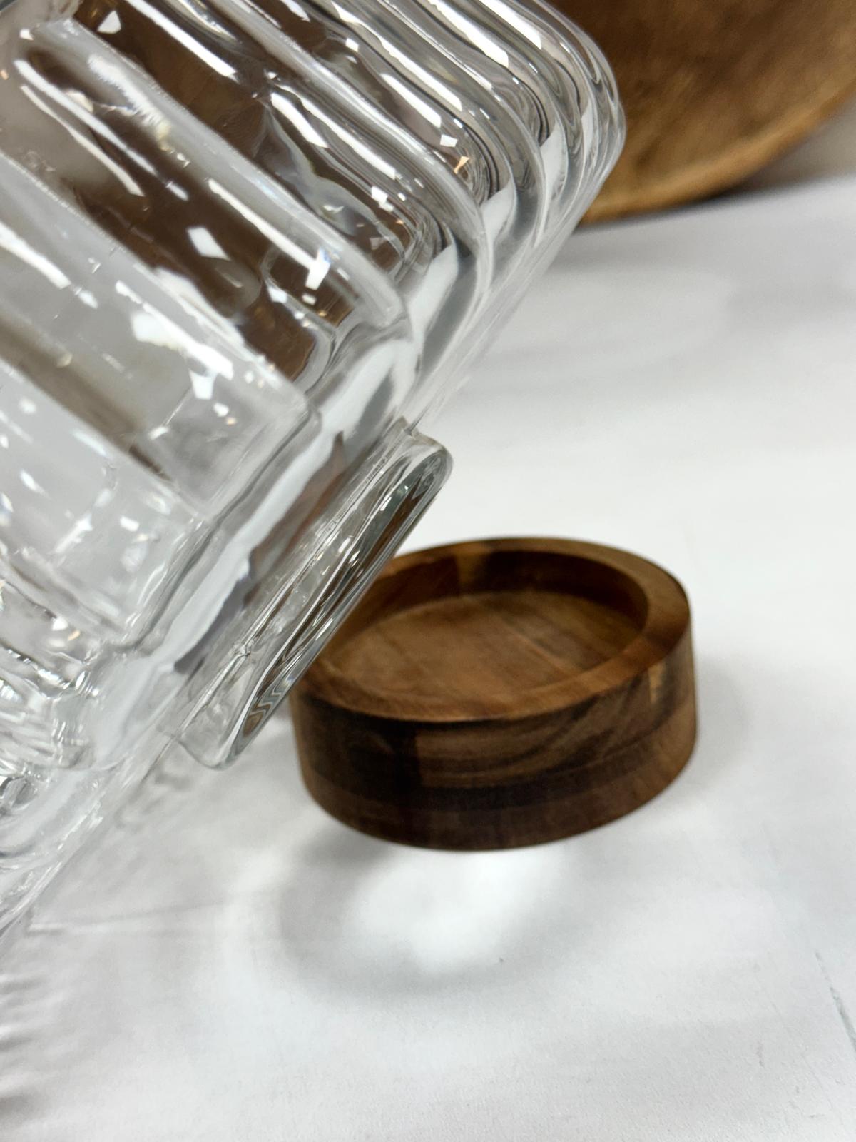 Akasya Standlı Cam Kase 21 Cm