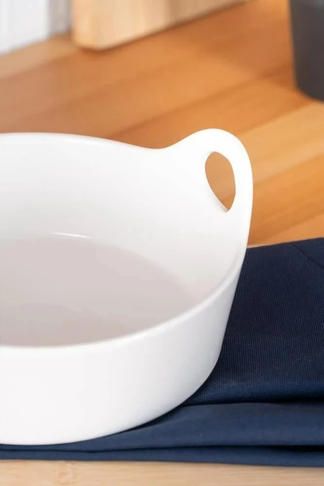 ACAR Bıanco Perla Oval Kase 21 Cm