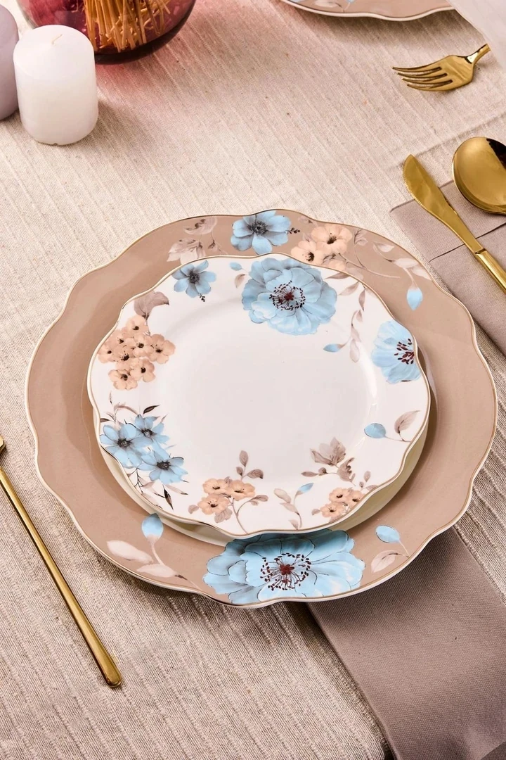 Perotti Flore 6 Kişilik 24 Parça Porselen Yemek Takımı