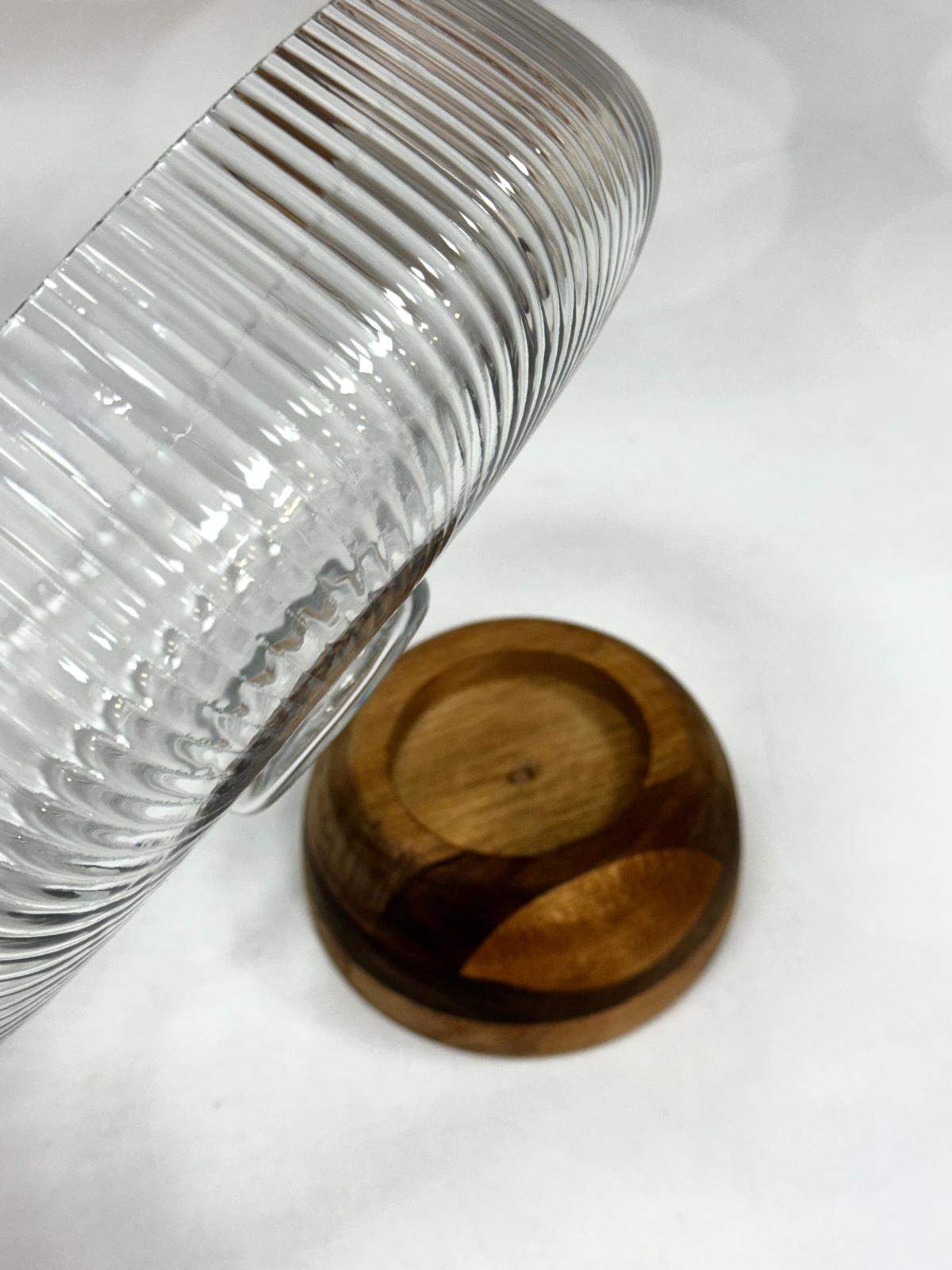 Akasya Standlı Cam Kase 24 Cm