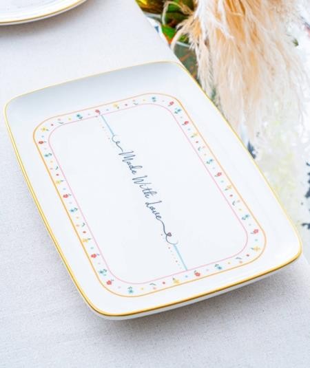 ACAR Livaldi Büyük Ordövr Tabak 33 x 21 cm