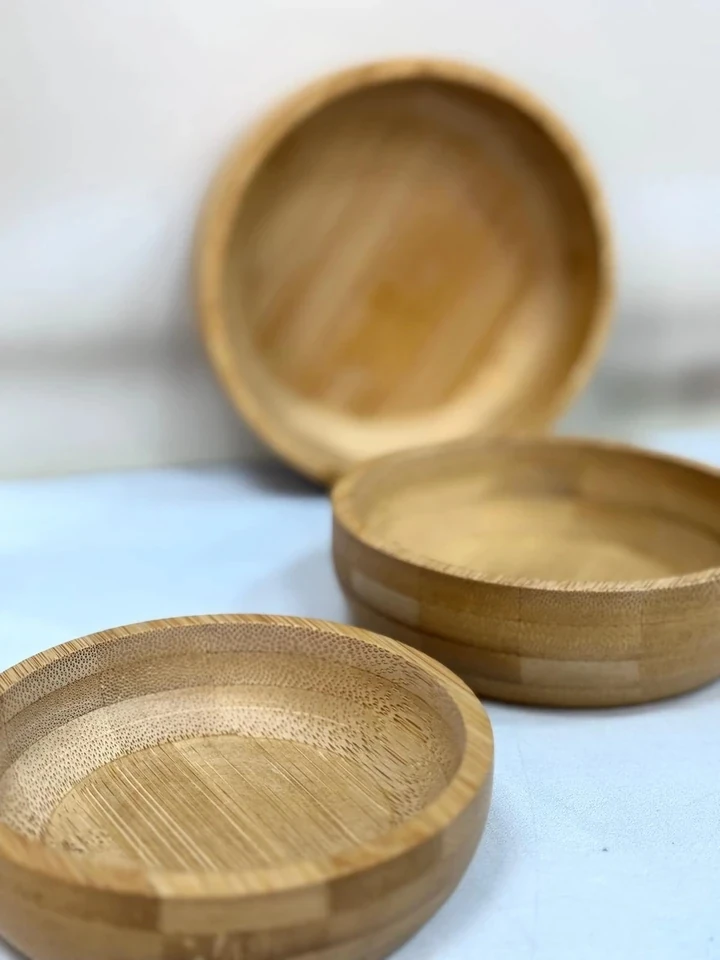 AROW Bambu 3 Lü Kase Seti 13/11/10 cm