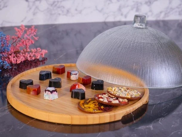 BAMBUM KUGA CAM KAPAKLI KEK FANUSU 30 CM