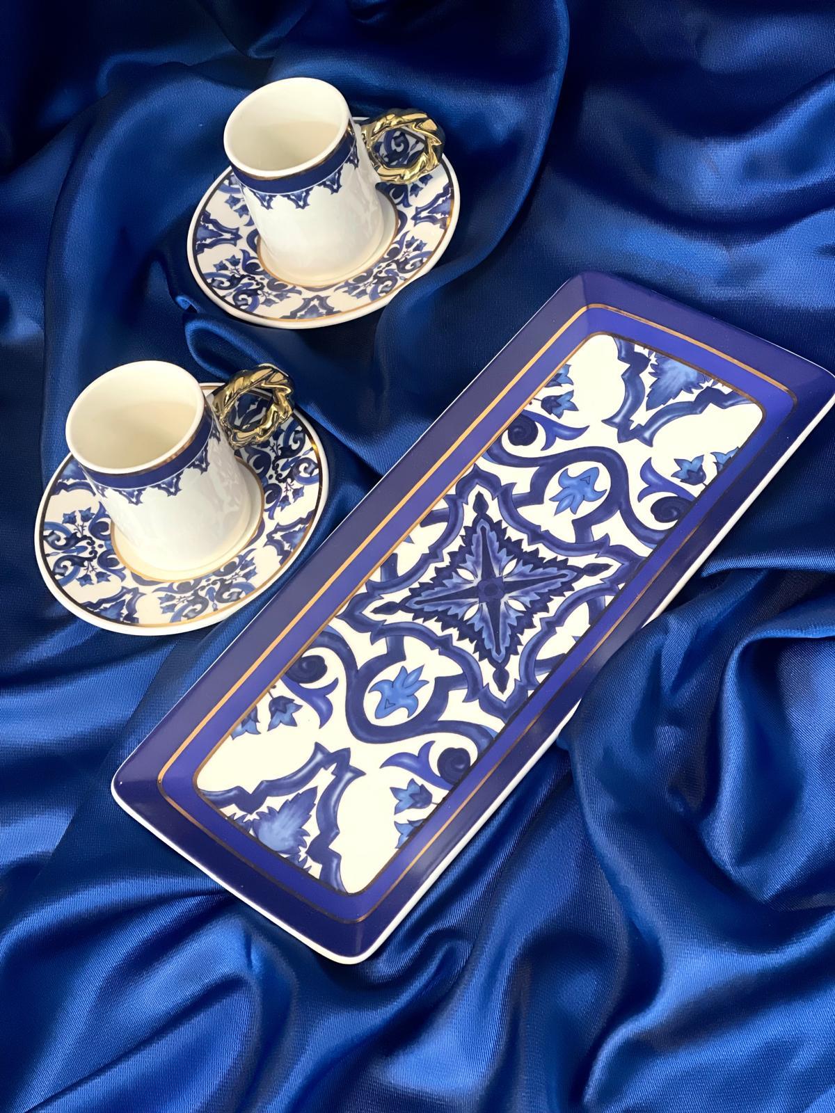 ACAR Francesca 2 Li Kahve Fincan Takımı Porselen