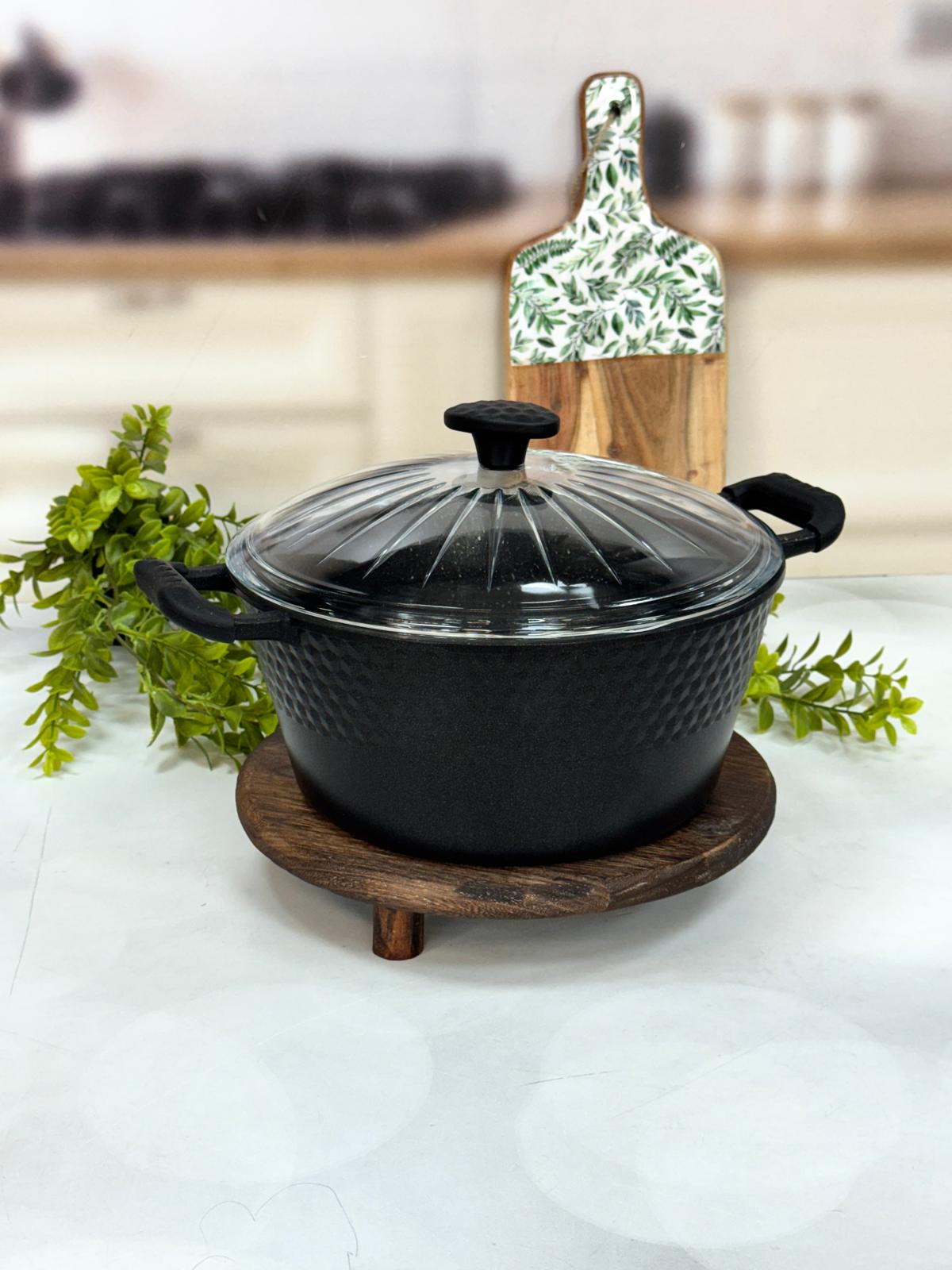 Dıamente Granit Döküm Derin Model Tencere 28 CM