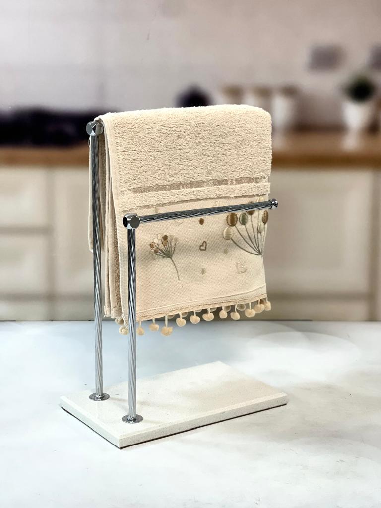 Şahane Home 2 Li Mermer Havluluk