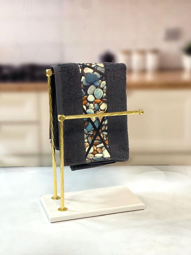 Şahane Home 2 Li Mermer Havluluk