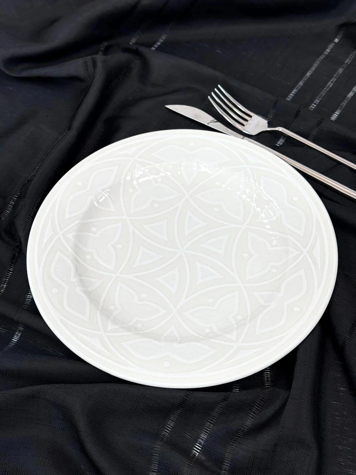 KOSAVA Porselen Servis Tabağı 26 Cm