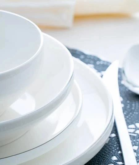 ACAR Sılver Rise 6 Kişilik 24 Parça Yemek Takımı- GÜMÜŞ