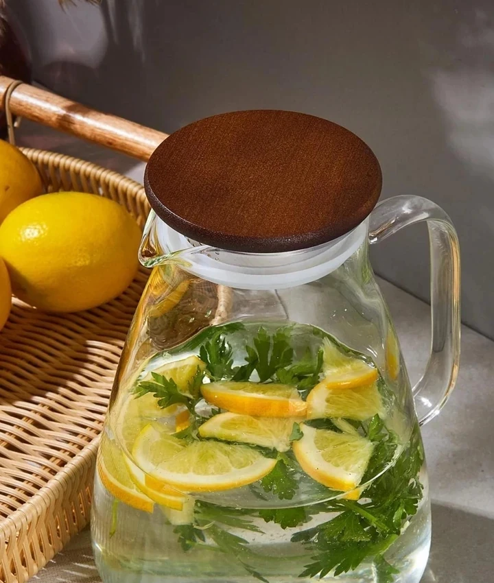 Perotti SAVİO WOOD CAM SÜRAHİ 2200 ML