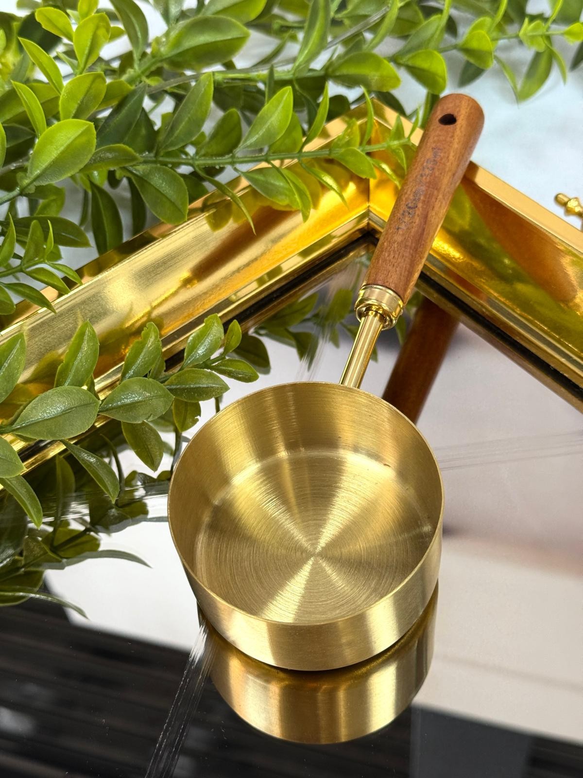 Gold Metal Ölçü Kaşığı 125 Ml