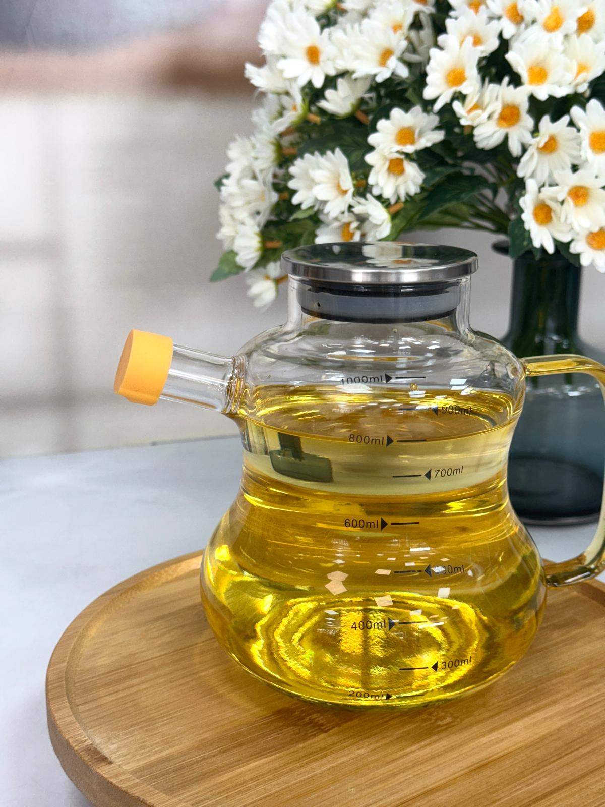 Cam Yağdanlık 1000 ml