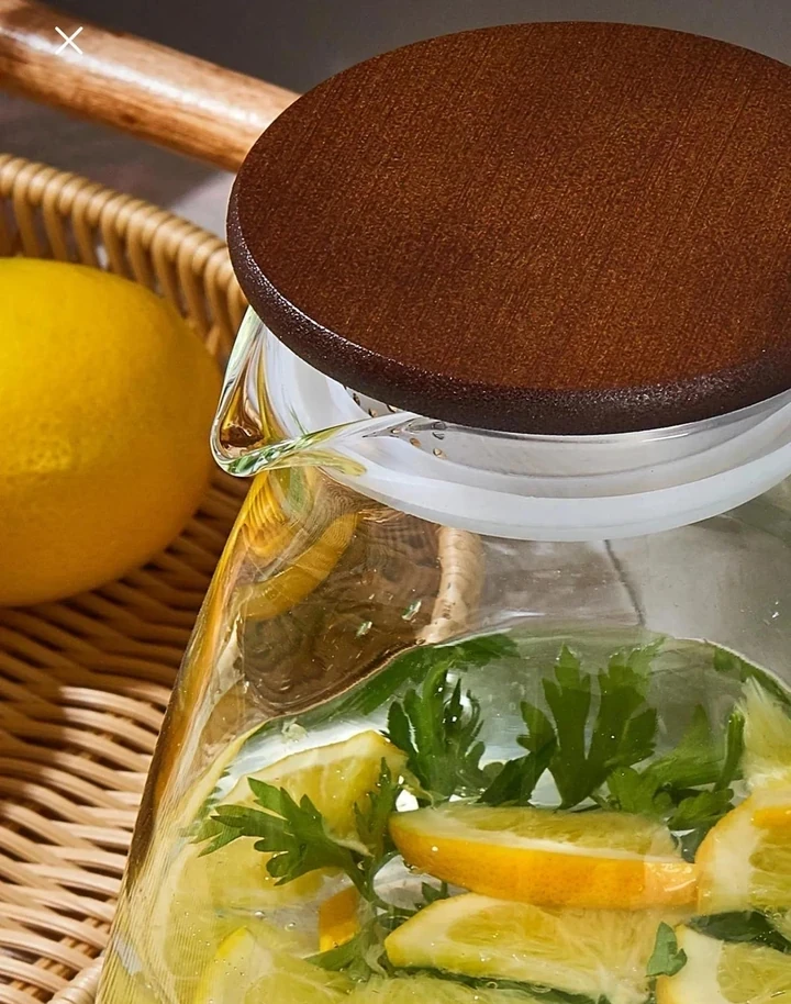 Perotti SAVİO WOOD CAM SÜRAHİ 2200 ML