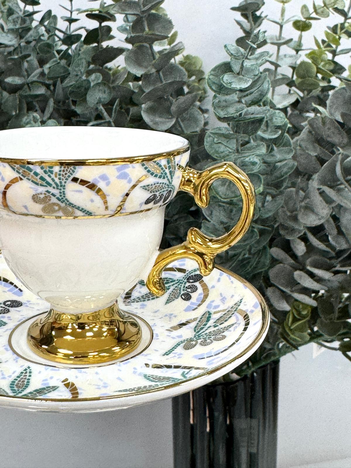 Adrian 6 Kişilik Porselen Fincan Takımı 90 Ml