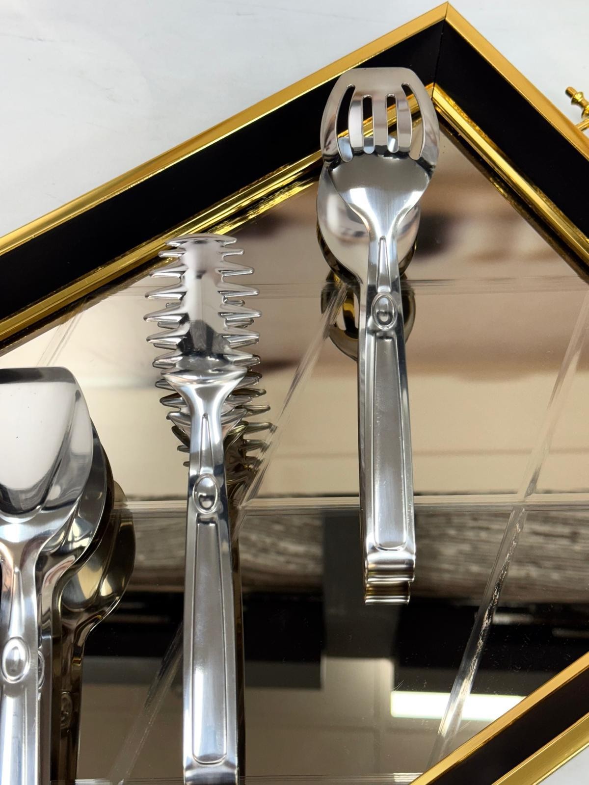 ŞAHANE HOME 3 LÜ SERVİS MAŞA GÜMÜŞ