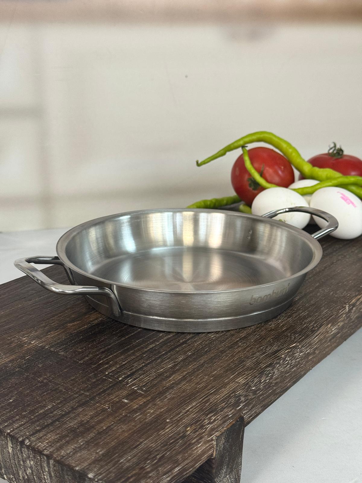 Paslanmaz Çelik Sahan 18 cm