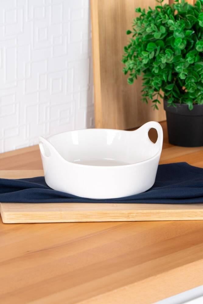 ACAR Bıanco Perla Oval  Kase 21 Cm
