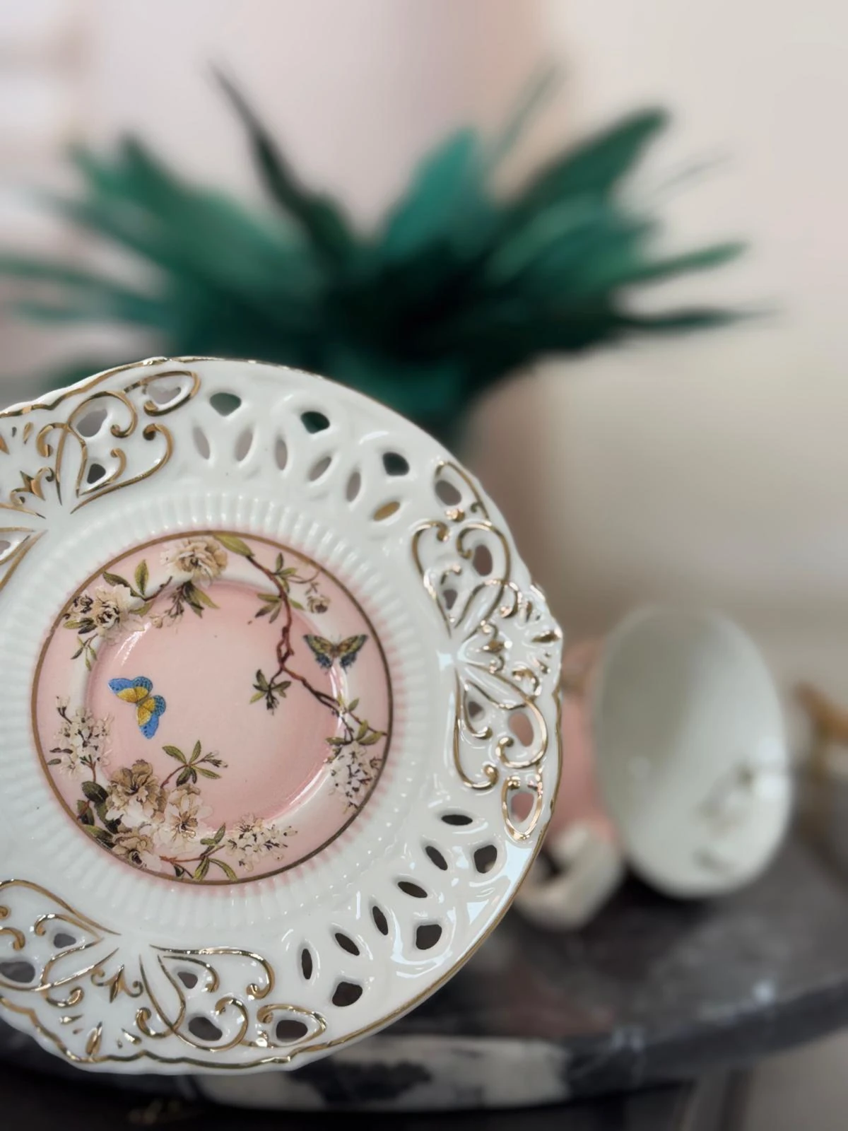 Fransız Porselen Türk Kahvesi Fincan Takımı 100 ml