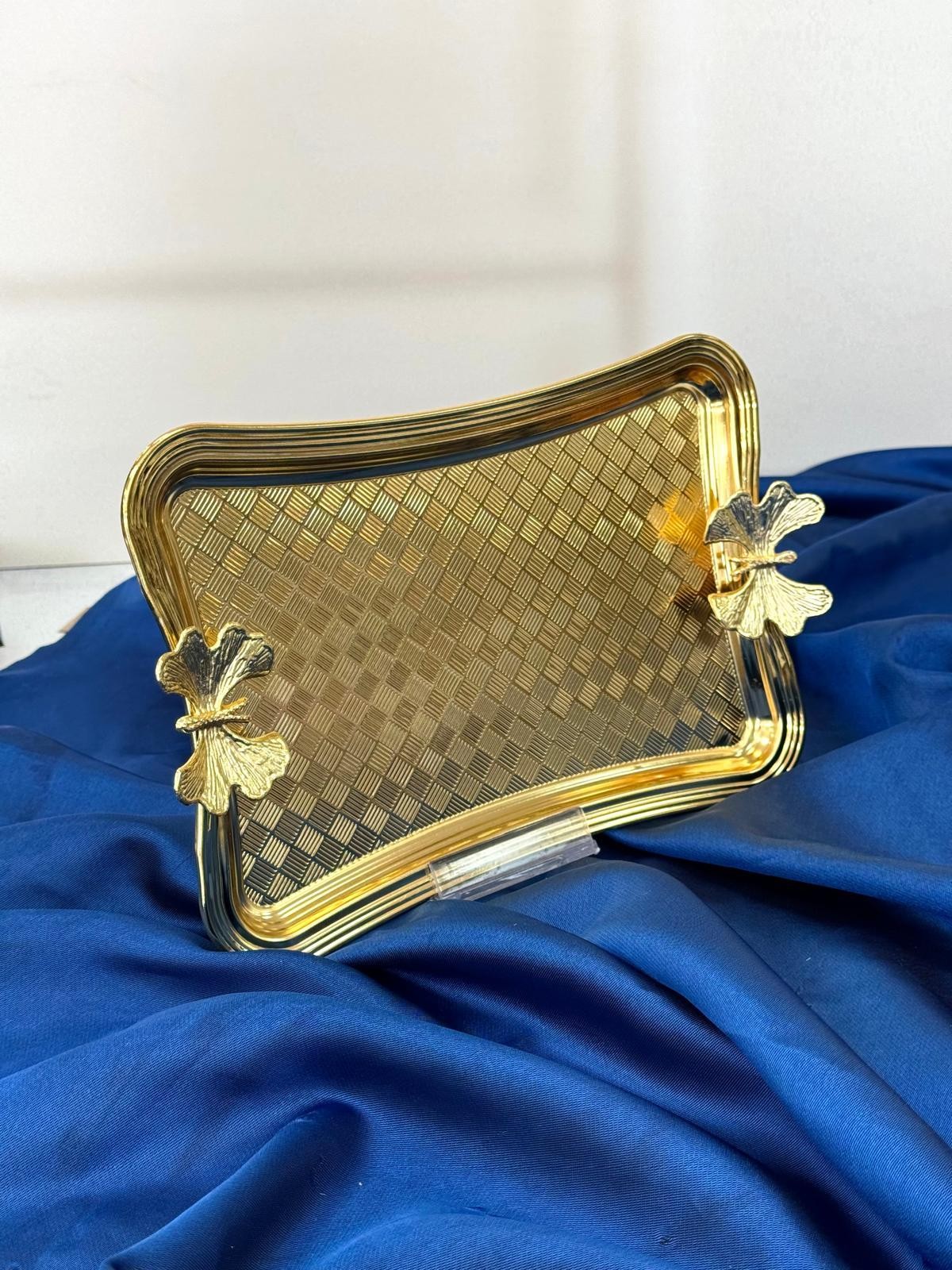 AROW Arow Kelebekli Gold  Tepsi 26/17 Cm