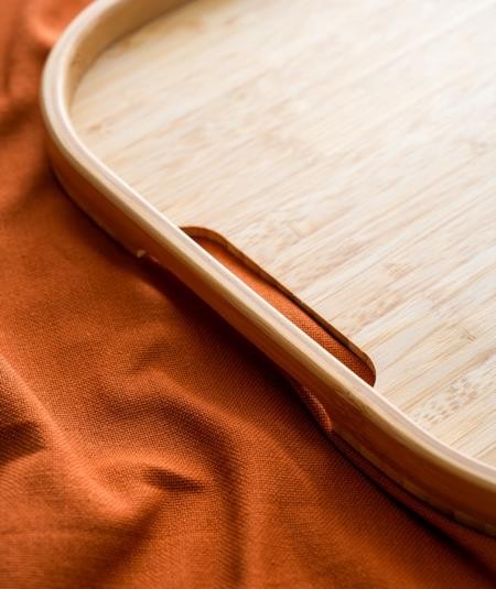 ACAR Bambu Dikdörtgen Tepsi 40/28 Cm