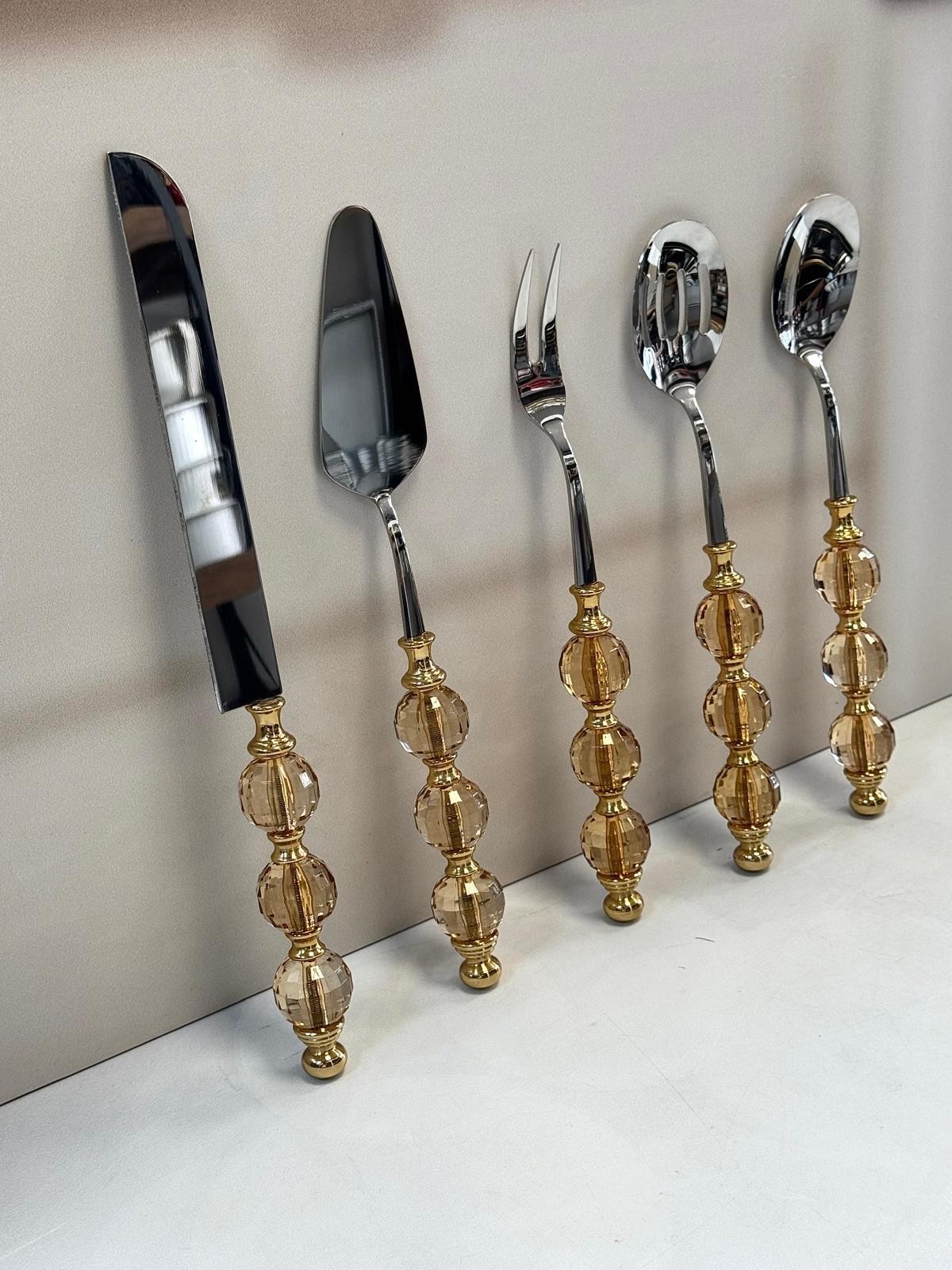 Şahane Home 5 li Rustik Kulp Maşa Seti