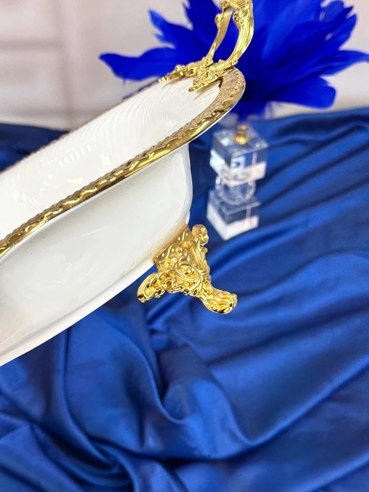 ŞAHANE HOME Ayaklı Dekoratif Sunumluk 30/26 CM