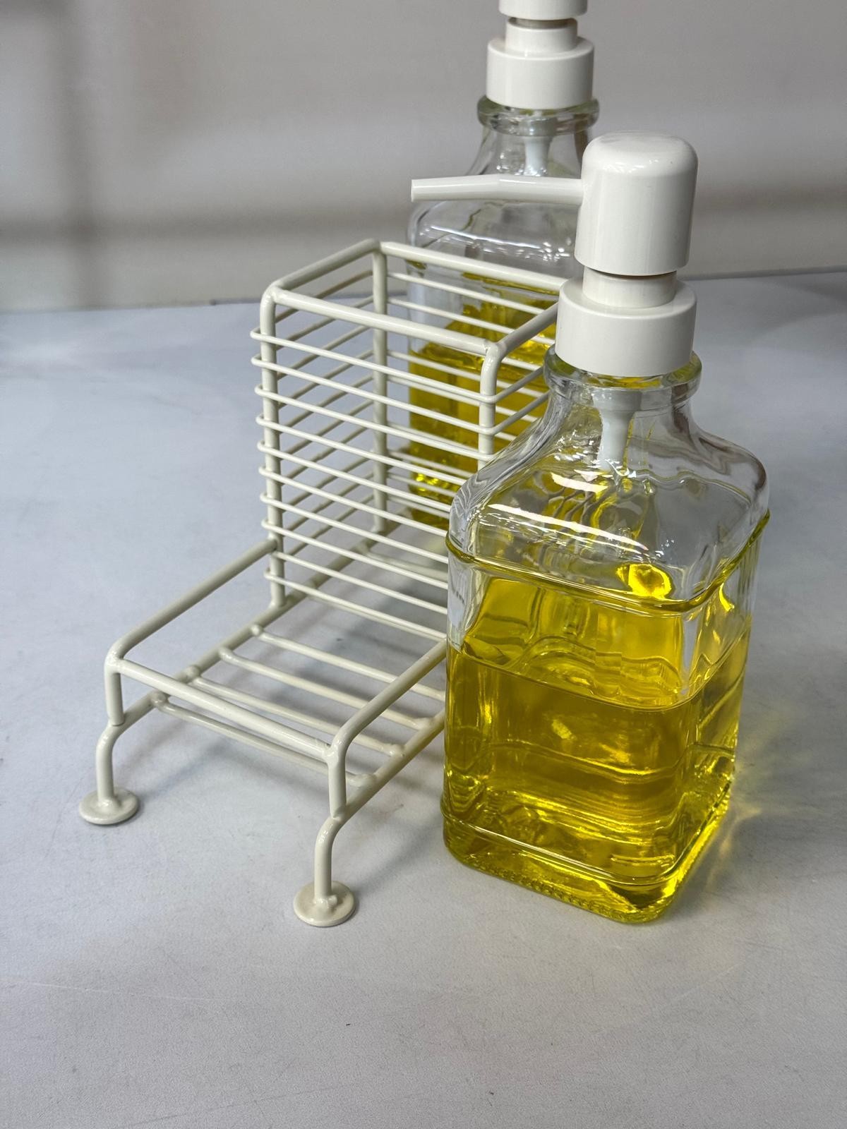 AROW Cream Metal Standlı Sıvı Sabunluk Seti 23/823 cm